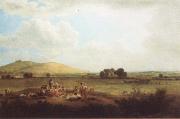 John glover Hayfield near Primrose Hill 1817 Sweden oil painting artist